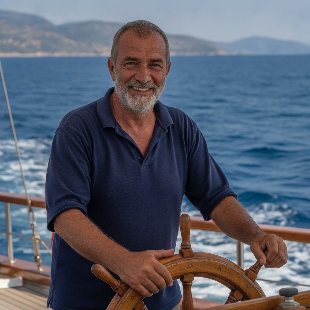 Kaptan Emre Denizanlı portresi